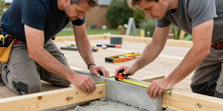 espacement parpaing terrasse bois