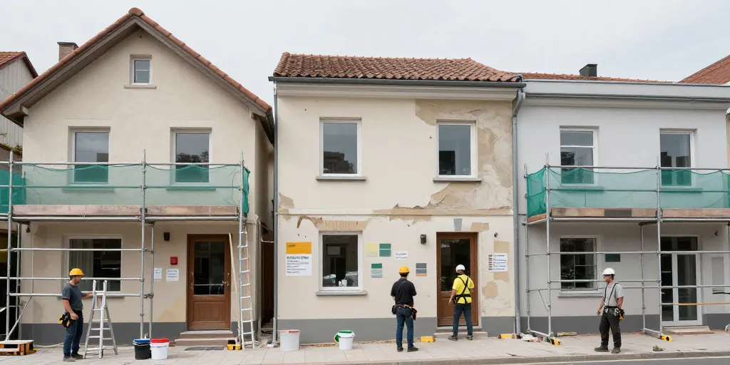 Durée ravalement façade : la durée selon le type de bâtiment ?