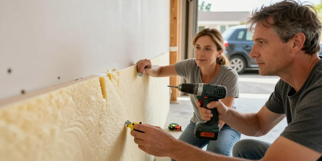 Isoler un garage pas cher : le doublage intérieur simple pour économiser