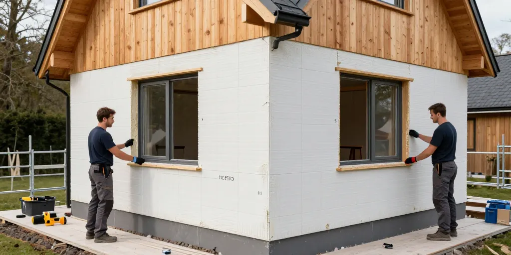 Maison en bois : l’ITE ou l’ITI pour une isolation performante
