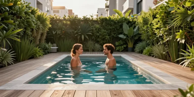 petit jardin petite piscine